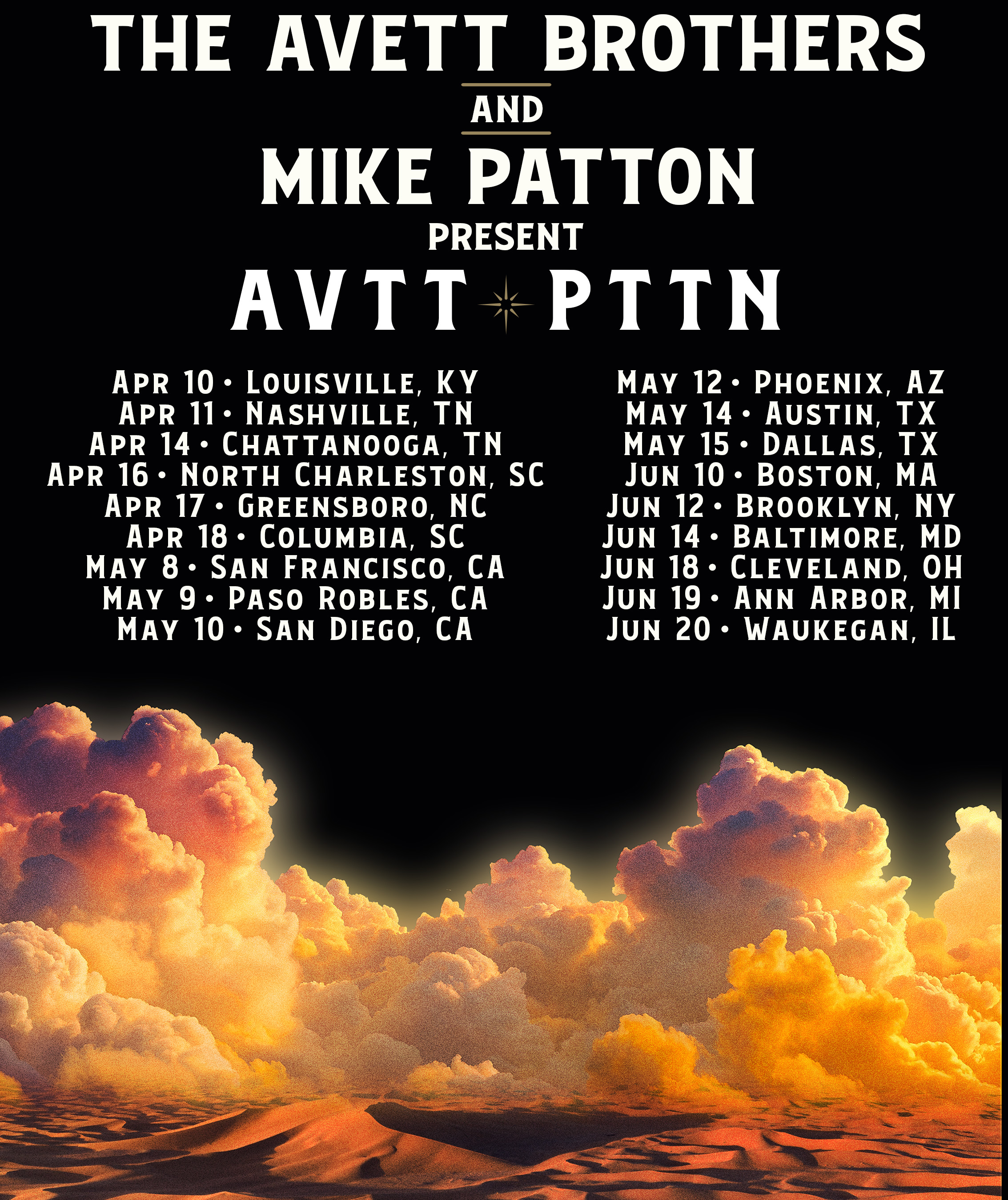 THE AVETT BROTHERS & MIKE PATTONArizona Financial Theatre