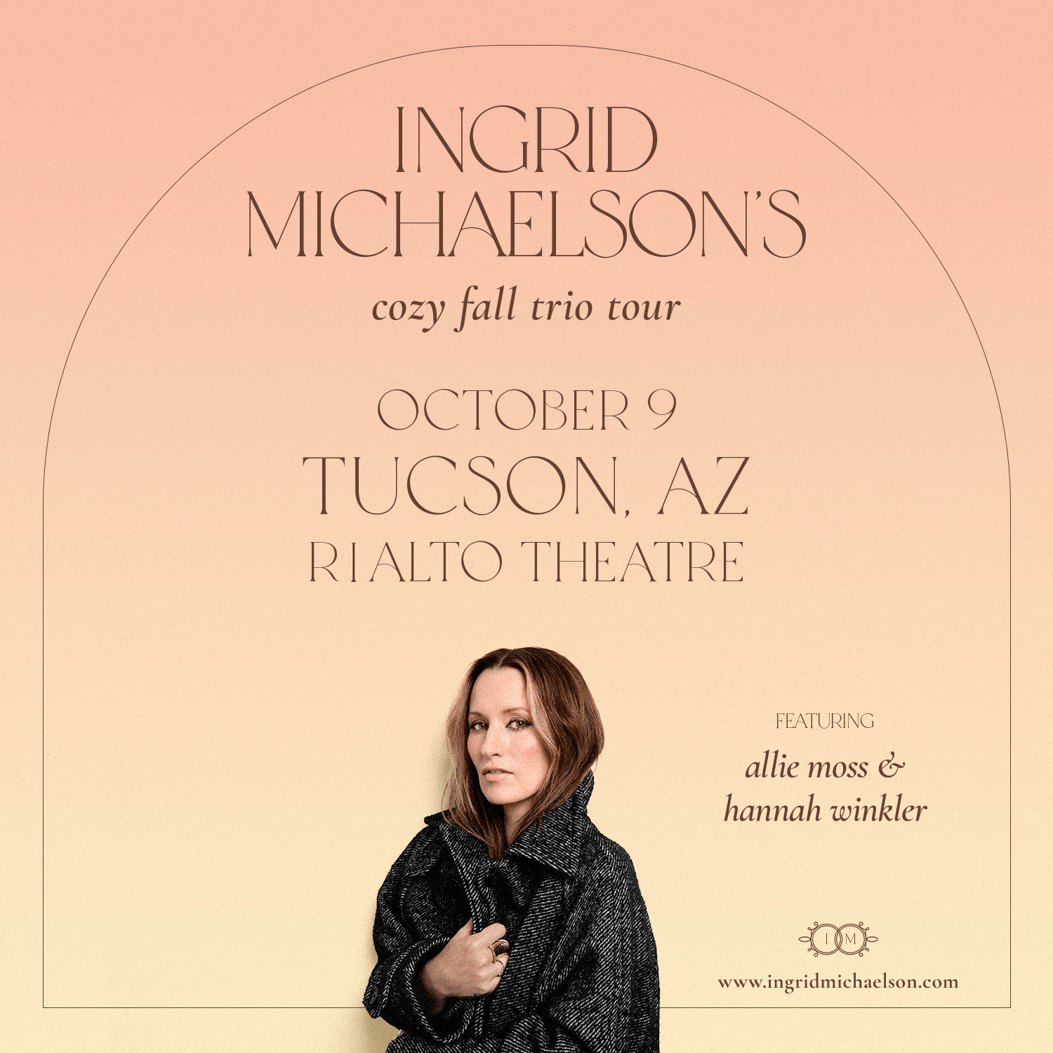 INGRID MICHAELSONRialto Theatre