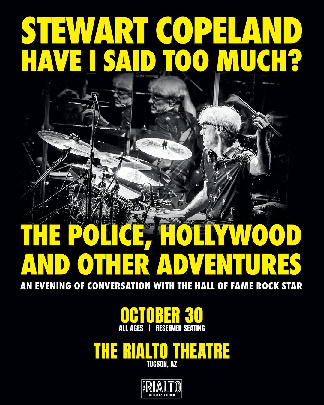 STEWART COPELANDRialto Theatre
