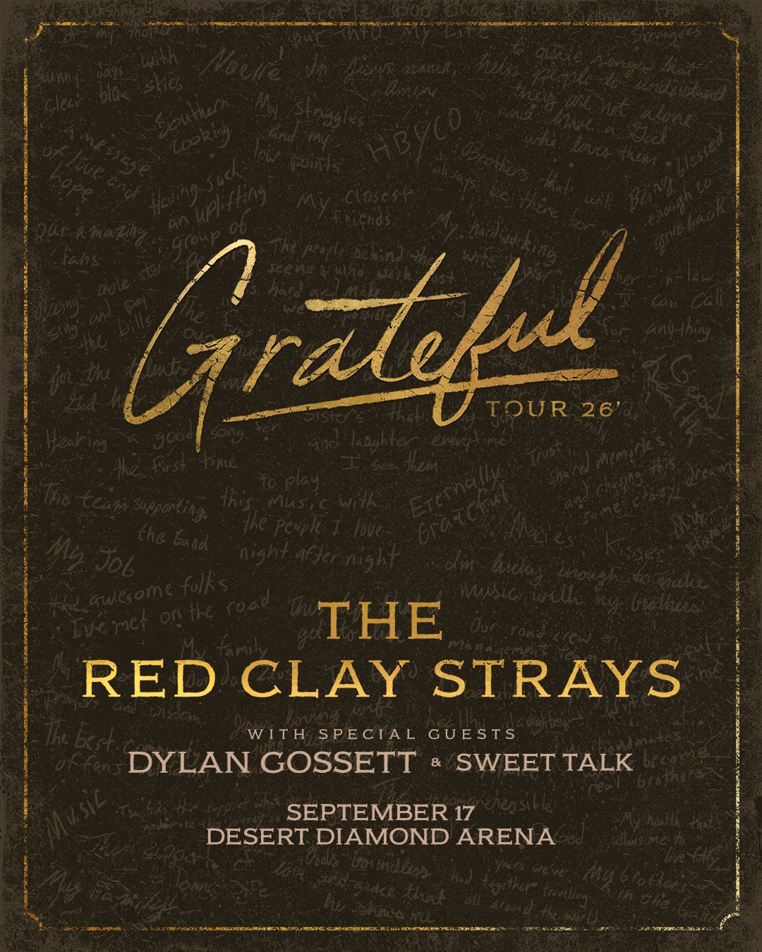 THE RED CLAY STRAYSDesert Diamond Arena