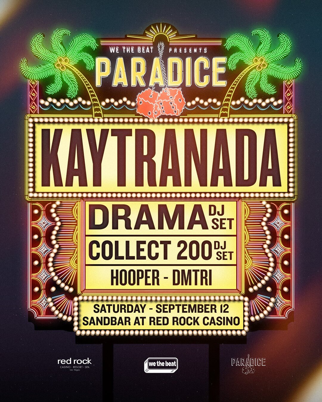 PARADICE W/ KAYTRANADAThe Sandbar at Red Rock Casino